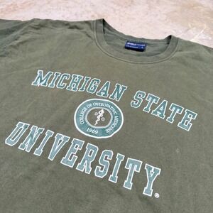 Faded Michigan State University College of Osteopathic Medicine T Shirt Size L